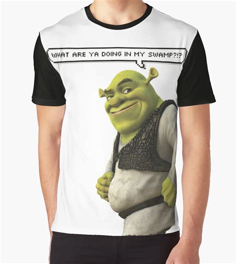 Slay the Style Game with Shrek Graphic Tee!